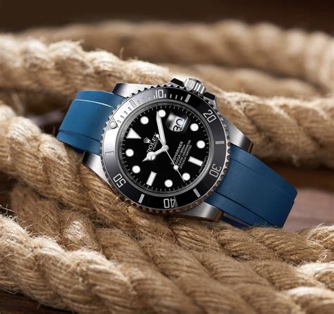 rolex watches with rubber strap